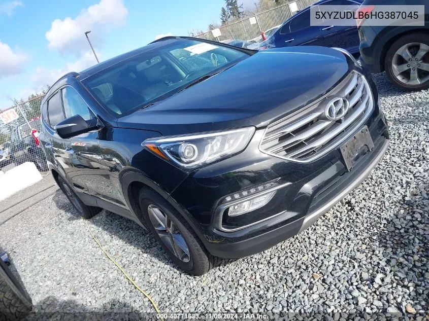 2017 Hyundai Santa Fe Sport 2.4L VIN: 5XYZUDLB6HG387045 Lot: 40771633