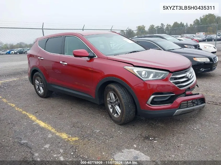 2017 Hyundai Santa Fe Sport 2.4L VIN: 5XYZT3LB5HG435311 Lot: 40776909