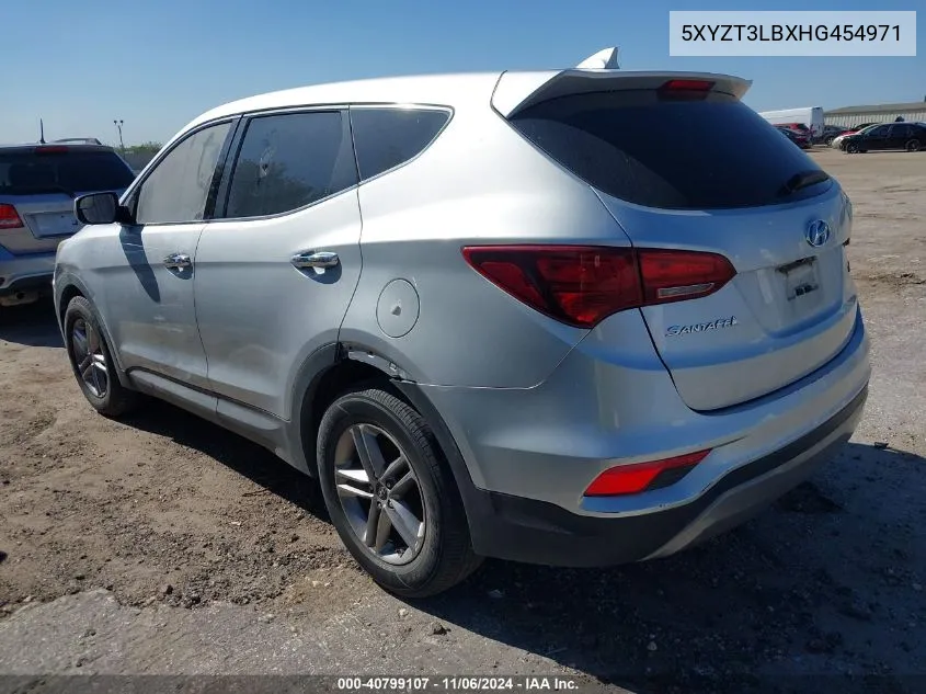 2017 Hyundai Santa Fe Sport 2.4L VIN: 5XYZT3LBXHG454971 Lot: 40799107