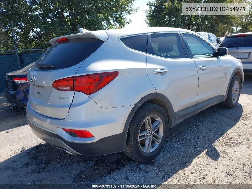 2017 Hyundai Santa Fe Sport 2.4L VIN: 5XYZT3LBXHG454971 Lot: 40799107