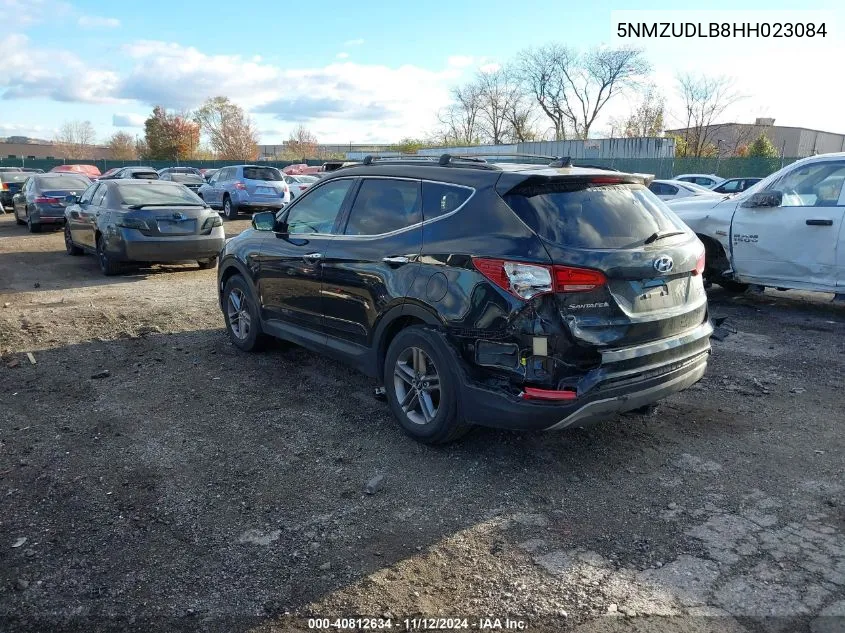 2017 Hyundai Santa Fe Sport 2.4L VIN: 5NMZUDLB8HH023084 Lot: 40812634