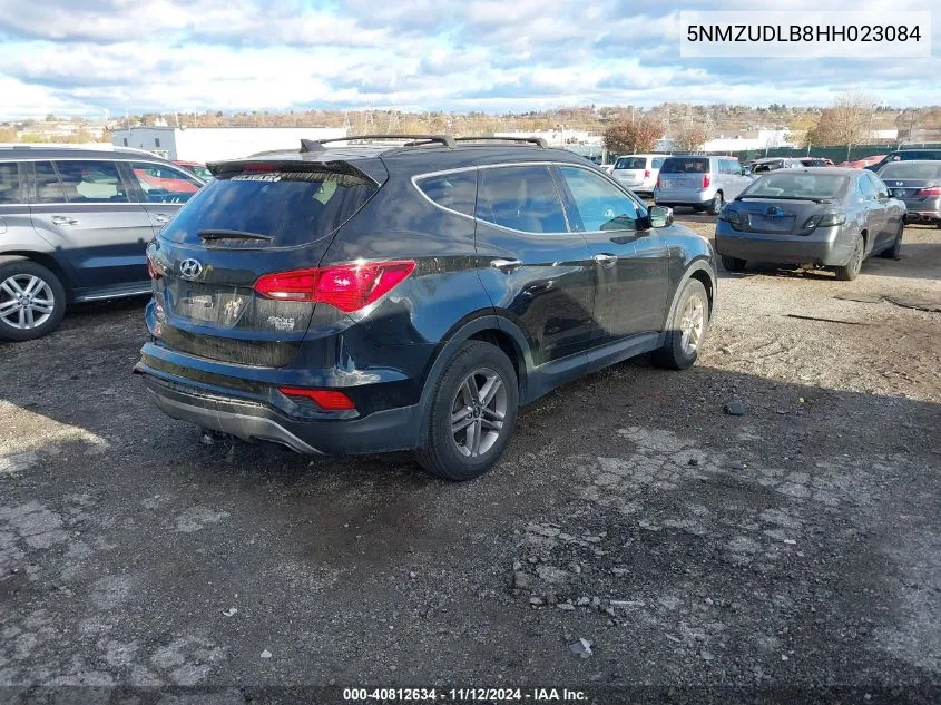 2017 Hyundai Santa Fe Sport 2.4L VIN: 5NMZUDLB8HH023084 Lot: 40812634