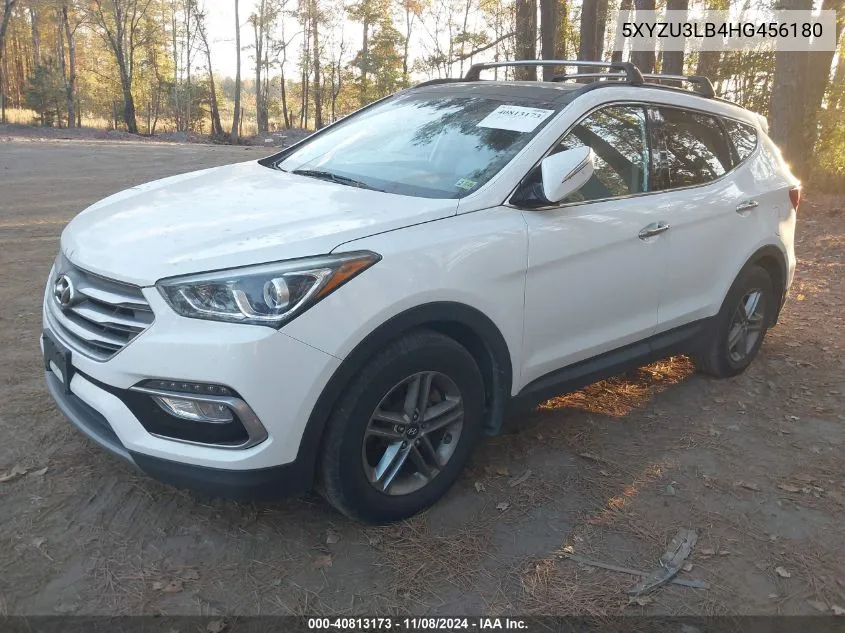 2017 Hyundai Santa Fe Sport 2.4L VIN: 5XYZU3LB4HG456180 Lot: 40813173