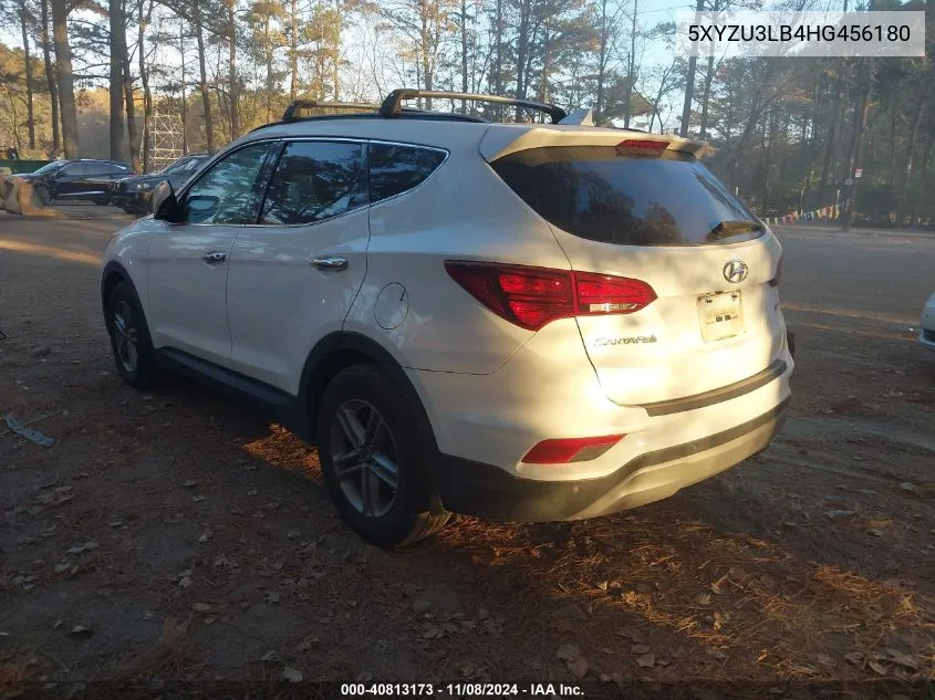 2017 Hyundai Santa Fe Sport 2.4L VIN: 5XYZU3LB4HG456180 Lot: 40813173