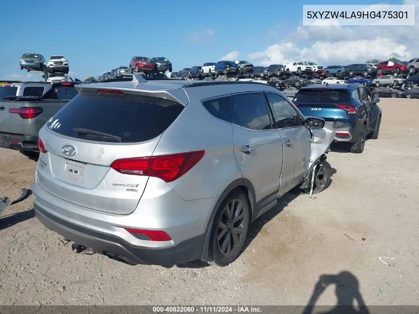 2017 Hyundai Santa Fe Sport 2.0T Ultimate VIN: 5XYZW4LA9HG475301 Lot: 40832060