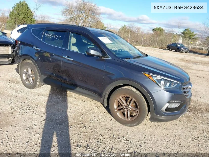 2017 Hyundai Santa Fe Sport 2.4L VIN: 5XYZU3LB6HG423634 Lot: 40851947