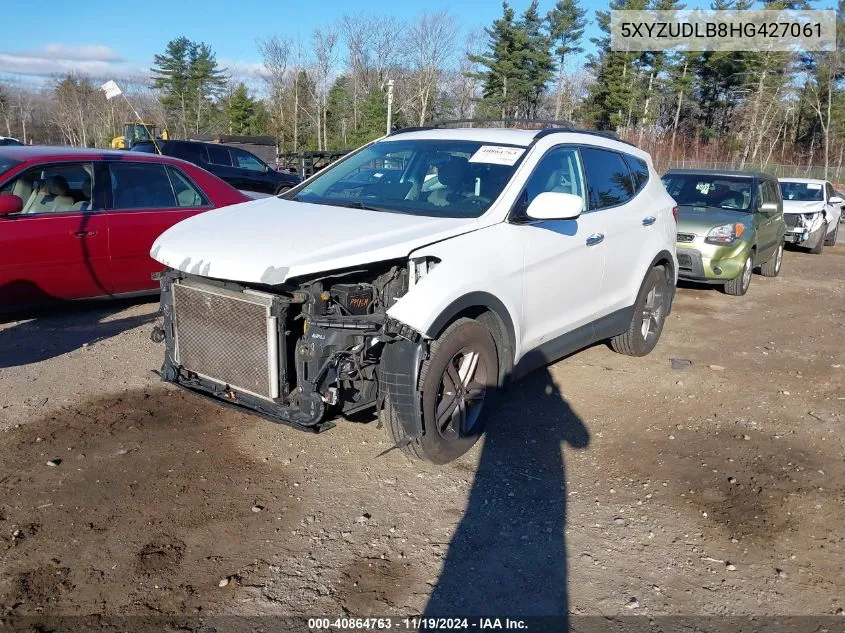 2017 Hyundai Santa Fe Sport 2.4L VIN: 5XYZUDLB8HG427061 Lot: 40864763