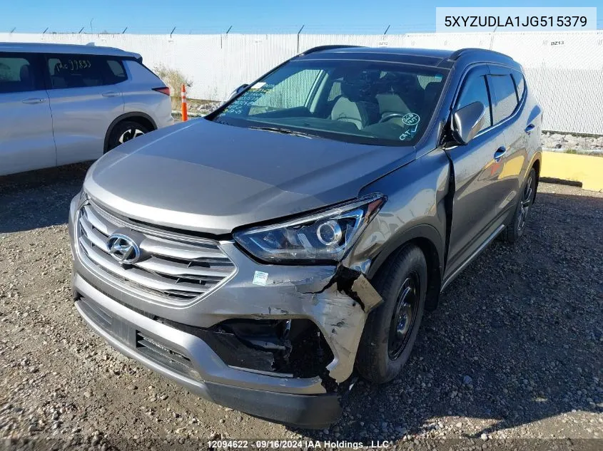 2018 Hyundai Santa Fe Sport 2.0T Ultimate VIN: 5XYZUDLA1JG515379 Lot: 12094622