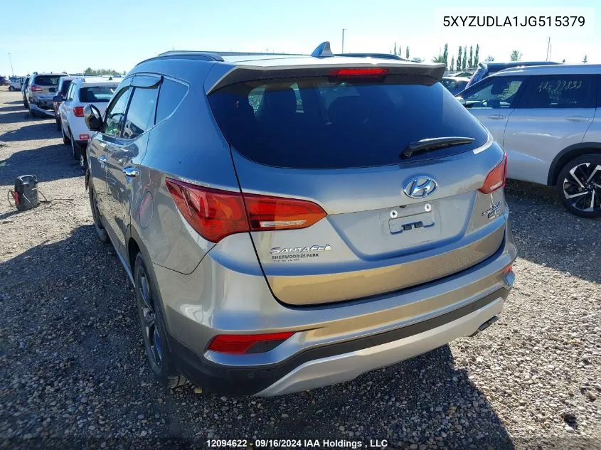 5XYZUDLA1JG515379 2018 Hyundai Santa Fe Sport 2.0T Ultimate