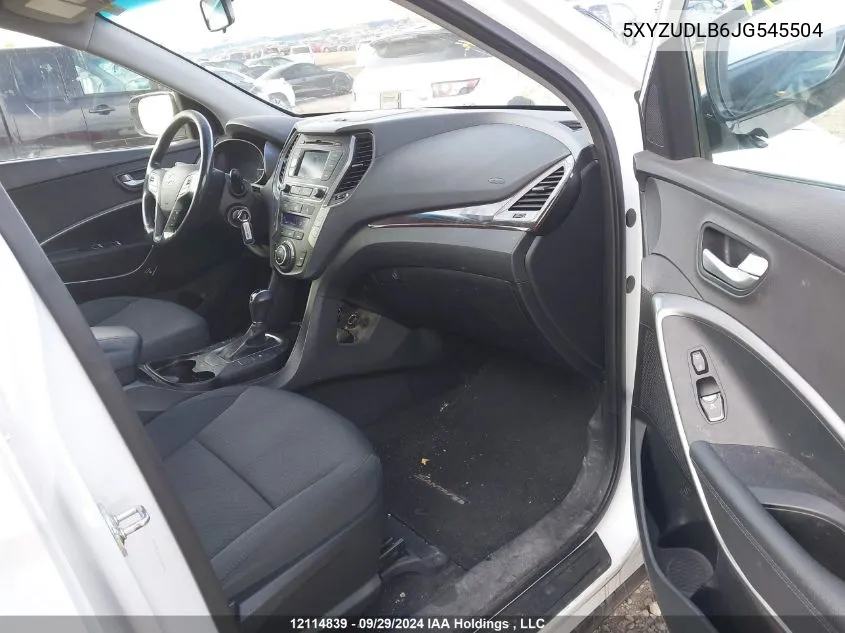 5XYZUDLB6JG545504 2018 Hyundai Santa Fe Sport