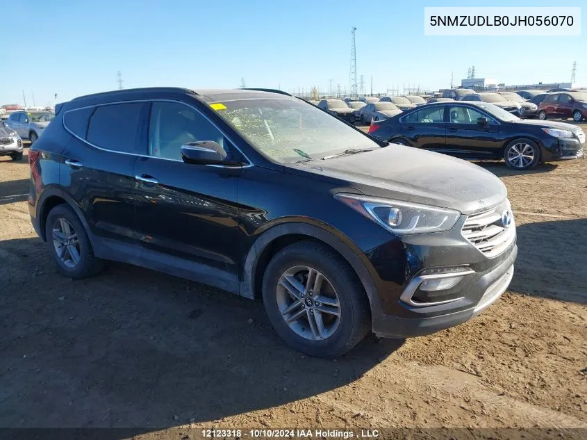 2018 Hyundai Santa Fe Sport VIN: 5NMZUDLB0JH056070 Lot: 12123318