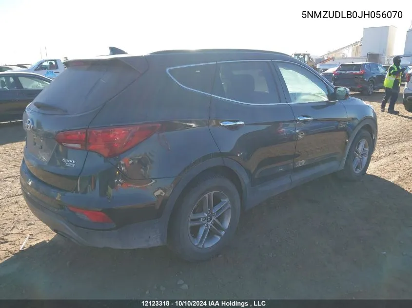 5NMZUDLB0JH056070 2018 Hyundai Santa Fe Sport