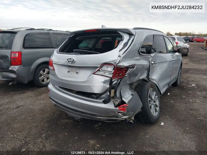 KM8SNDHF2JU284232 2018 Hyundai Santa Fe Xl Premium