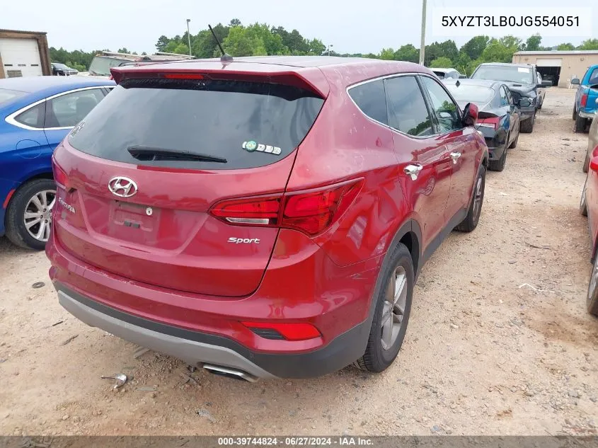 5XYZT3LB0JG554051 2018 Hyundai Santa Fe Sport 2.4L