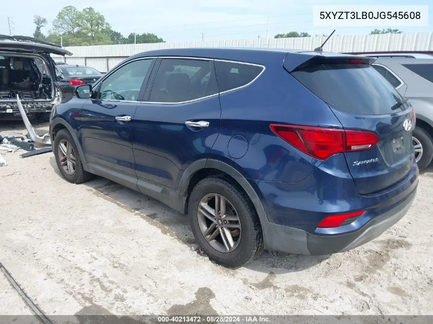 5XYZT3LB0JG545608 2018 Hyundai Santa Fe Sport 2.4L