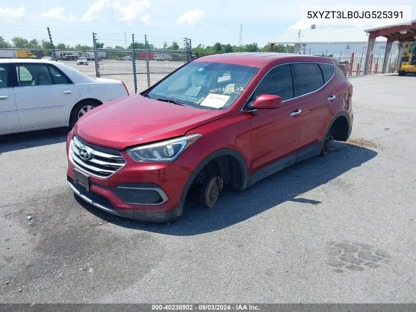 5XYZT3LB0JG525391 2018 Hyundai Santa Fe Sport 2.4L