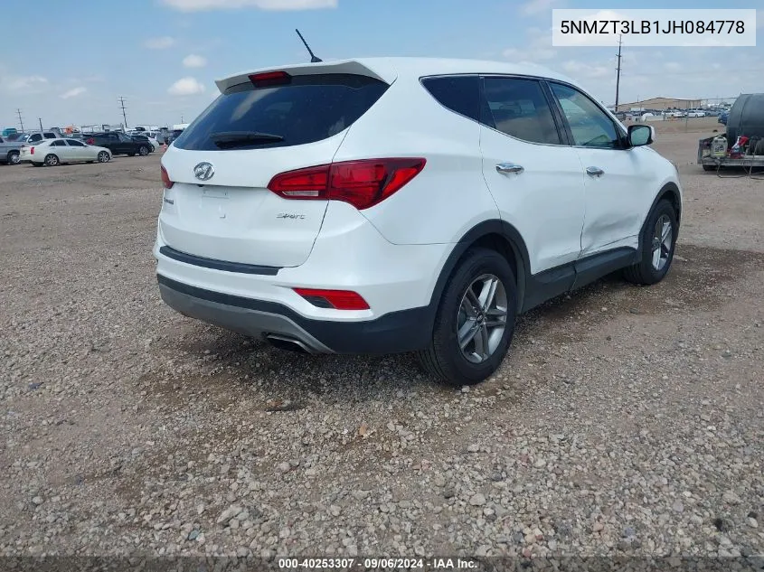 2018 Hyundai Santa Fe Sport 2.4L VIN: 5NMZT3LB1JH084778 Lot: 40253307