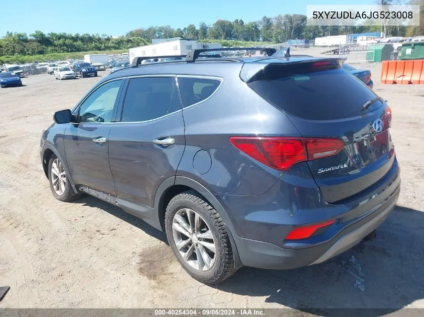 5XYZUDLA6JG523008 2018 Hyundai Santa Fe Sport