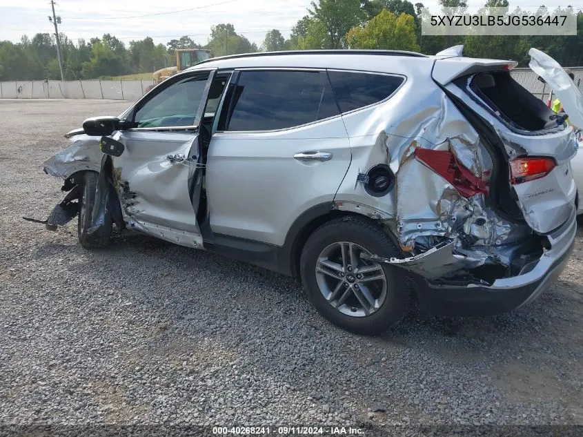 2018 Hyundai Santa Fe Sport VIN: 5XYZU3LB5JG536447 Lot: 40268241