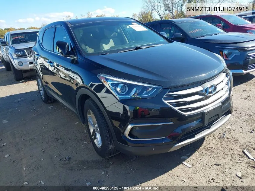 2018 Hyundai Santa Fe Sport 2.4L VIN: 5NMZT3LB1JH074915 Lot: 40293125