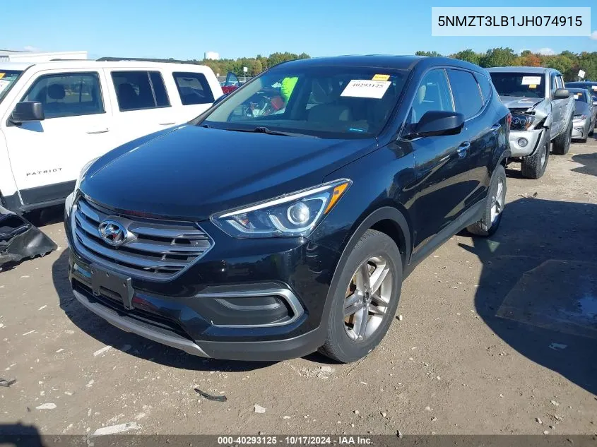 2018 Hyundai Santa Fe Sport 2.4L VIN: 5NMZT3LB1JH074915 Lot: 40293125