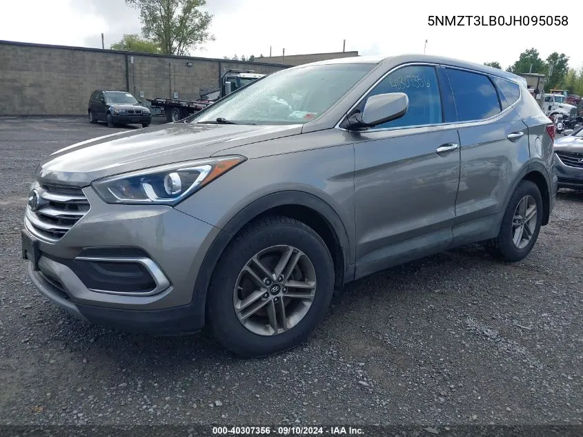 5NMZT3LB0JH095058 2018 Hyundai Santa Fe Sport