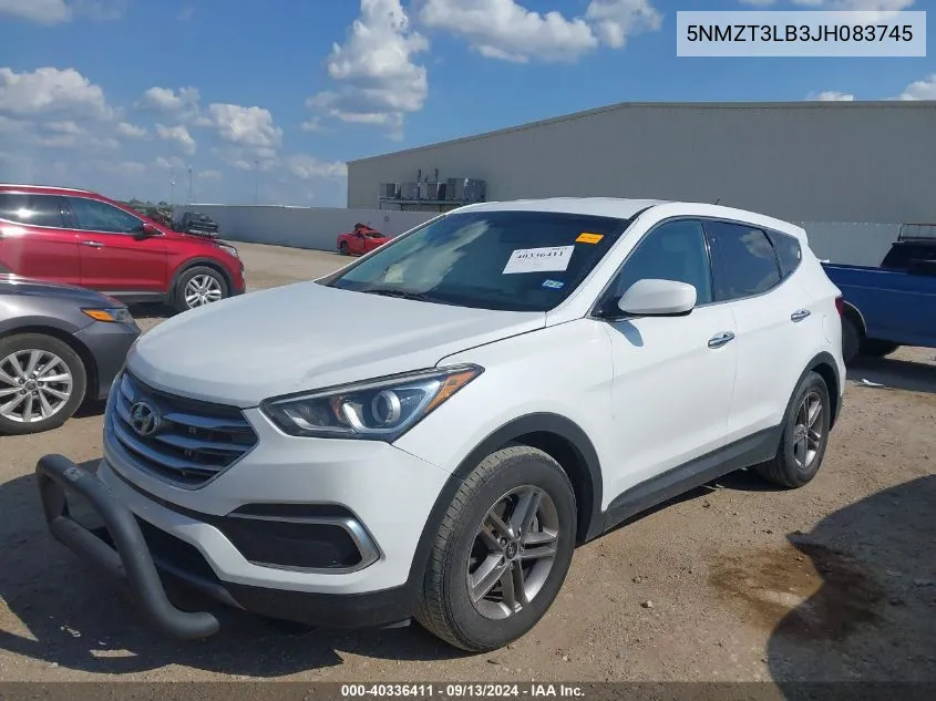 5NMZT3LB3JH083745 2018 Hyundai Santa Fe Sport 2.4L