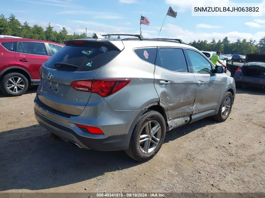 5NMZUDLB4JH063832 2018 Hyundai Santa Fe Sport 2.4L