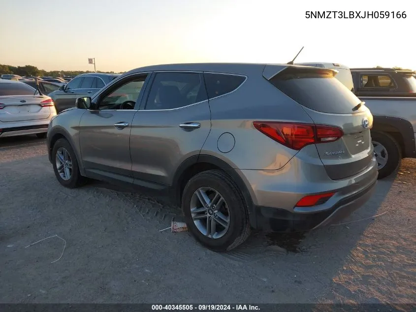 5NMZT3LBXJH059166 2018 Hyundai Santa Fe Sport 2.4L