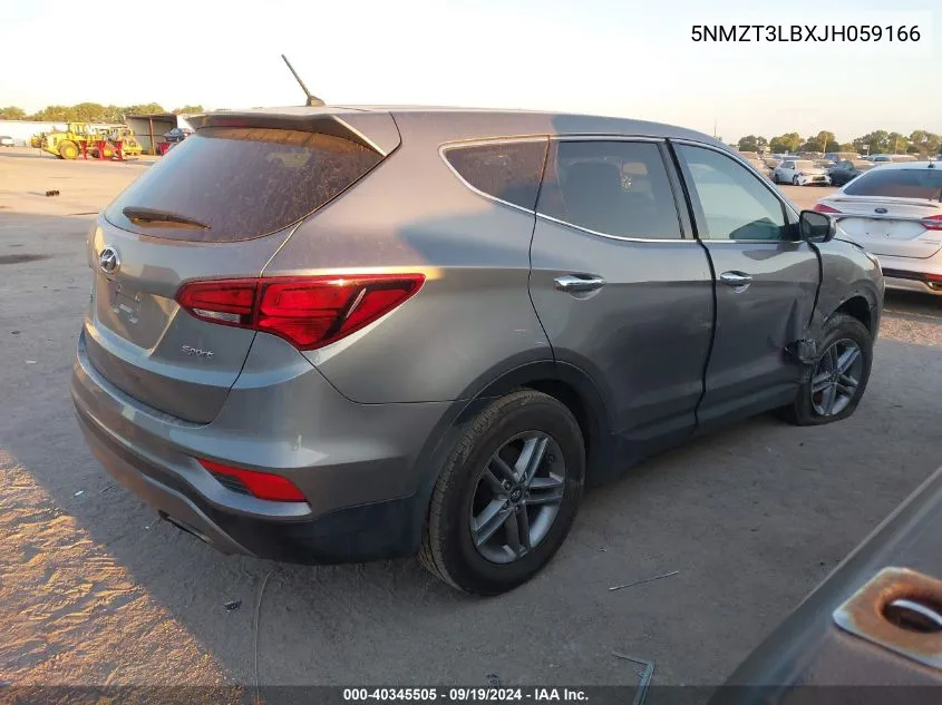 2018 Hyundai Santa Fe Sport 2.4L VIN: 5NMZT3LBXJH059166 Lot: 40345505