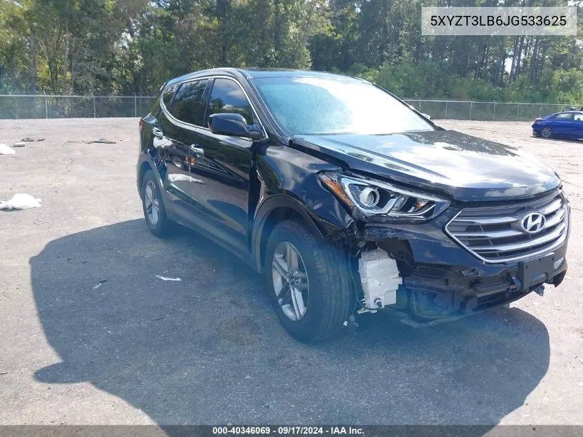 5XYZT3LB6JG533625 2018 Hyundai Santa Fe Sport 2.4L