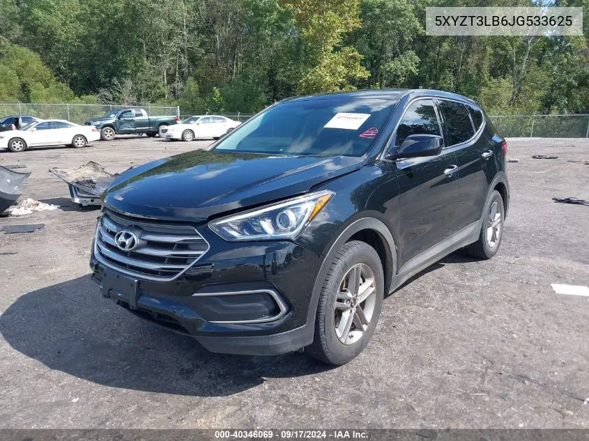 5XYZT3LB6JG533625 2018 Hyundai Santa Fe Sport 2.4L