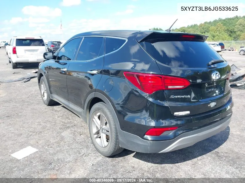 2018 Hyundai Santa Fe Sport 2.4L VIN: 5XYZT3LB6JG533625 Lot: 40346069