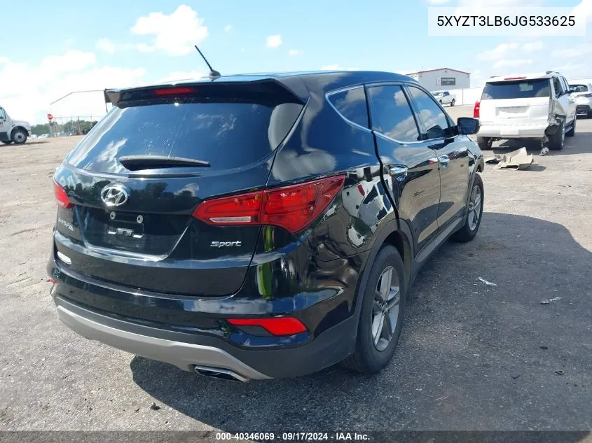 2018 Hyundai Santa Fe Sport 2.4L VIN: 5XYZT3LB6JG533625 Lot: 40346069