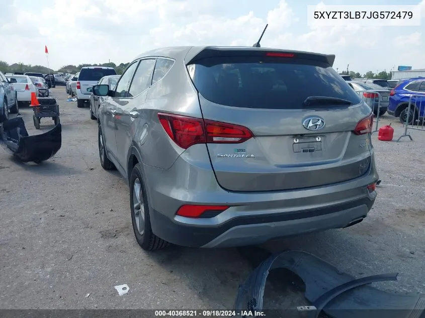 5XYZT3LB7JG572479 2018 Hyundai Santa Fe Sport 2.4L