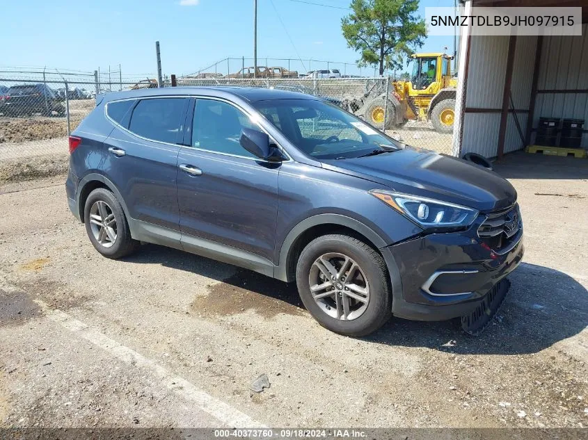 5NMZTDLB9JH097915 2018 Hyundai Santa Fe Sport 2.4L