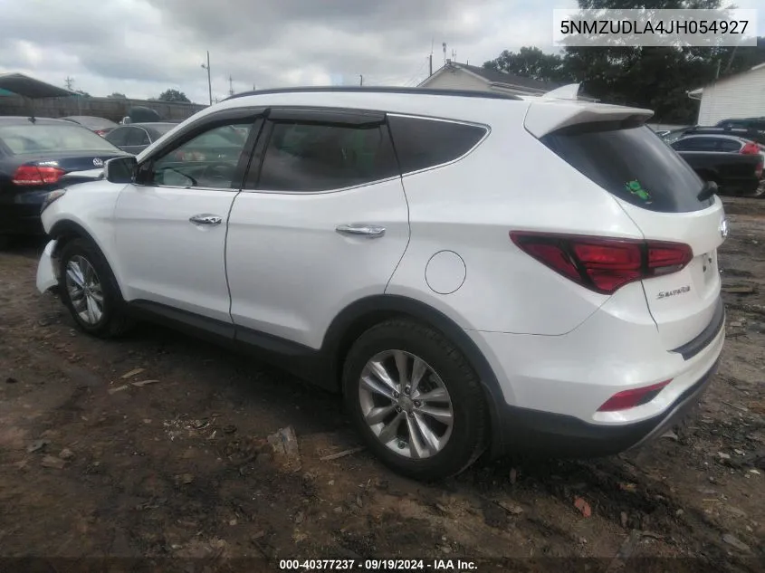 5NMZUDLA4JH054927 2018 Hyundai Santa Fe Sport 2.0T