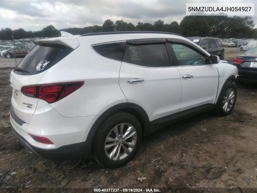 5NMZUDLA4JH054927 2018 Hyundai Santa Fe Sport 2.0T