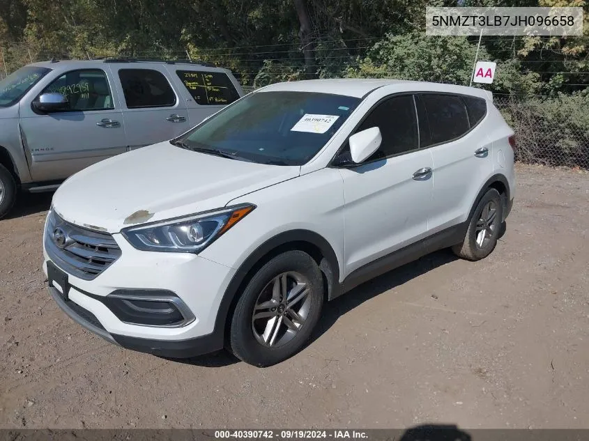 2018 Hyundai Santa Fe Sport 2.4L VIN: 5NMZT3LB7JH096658 Lot: 40390742