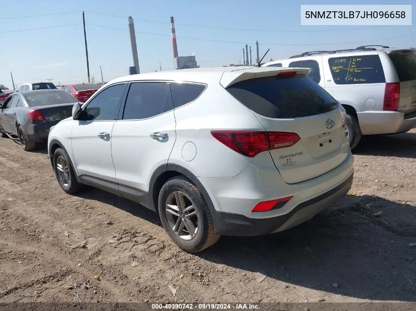 5NMZT3LB7JH096658 2018 Hyundai Santa Fe Sport 2.4L