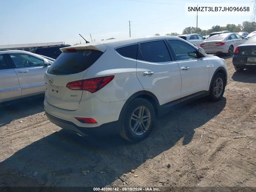 2018 Hyundai Santa Fe Sport 2.4L VIN: 5NMZT3LB7JH096658 Lot: 40390742