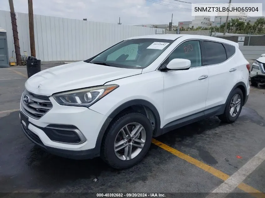 5NMZT3LB6JH065904 2018 Hyundai Santa Fe Sport 2.4L