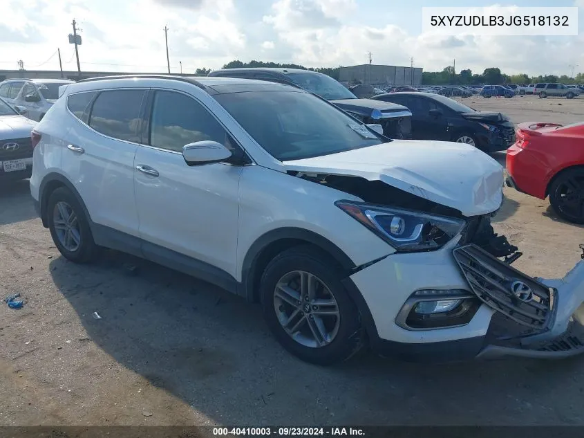 2018 Hyundai Santa Fe Sport VIN: 5XYZUDLB3JG518132 Lot: 40410003