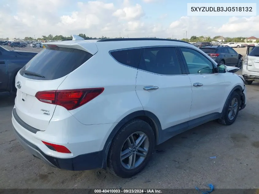 5XYZUDLB3JG518132 2018 Hyundai Santa Fe Sport