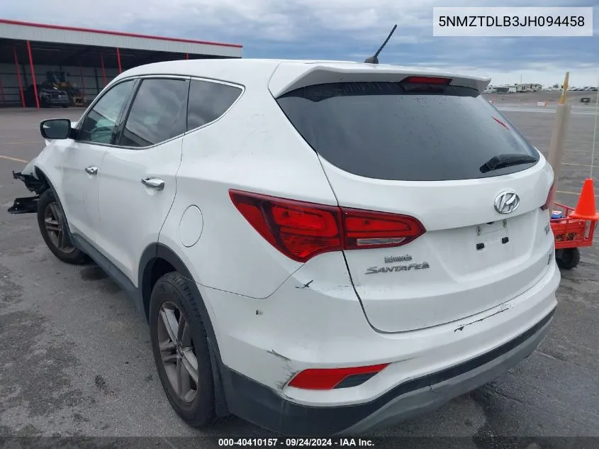 5NMZTDLB3JH094458 2018 Hyundai Santa Fe Sport