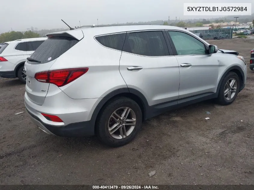 5XYZTDLB1JG572984 2018 Hyundai Santa Fe Sport