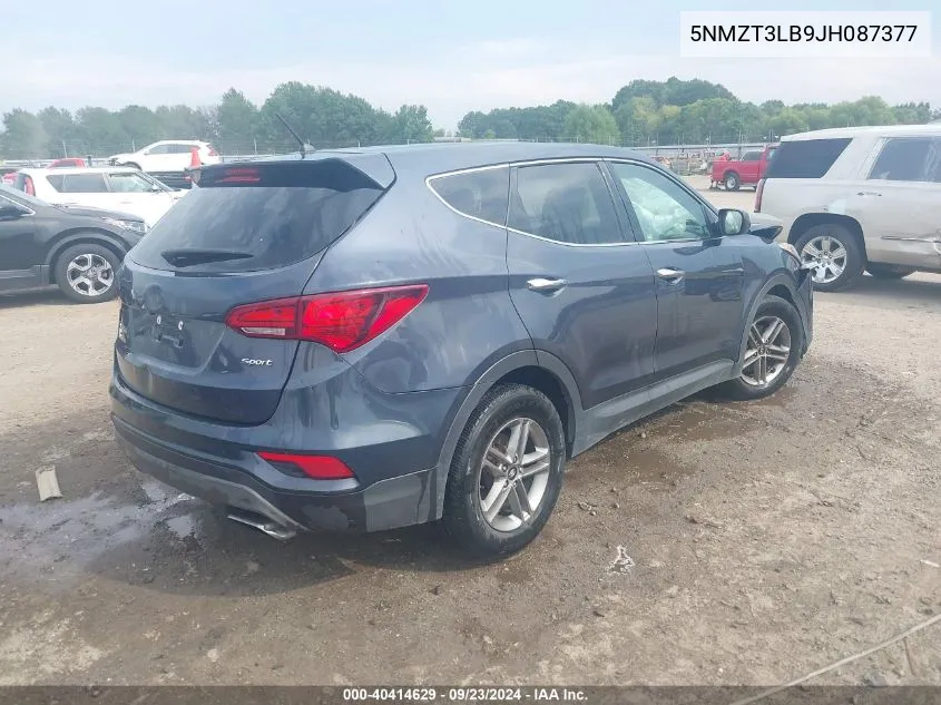 5NMZT3LB9JH087377 2018 Hyundai Santa Fe Sport 2.4L