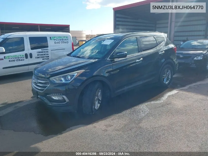 5NMZU3LBXJH064770 2018 Hyundai Santa Fe Sport 2.4L