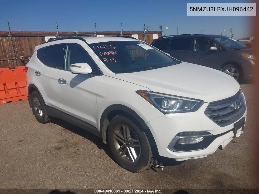 5NMZU3LBXJH096442 2018 Hyundai Santa Fe Sport 2.4L