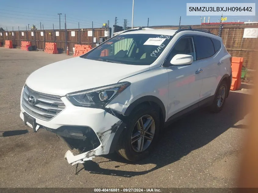 5NMZU3LBXJH096442 2018 Hyundai Santa Fe Sport 2.4L